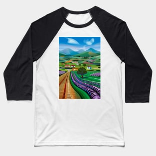 Morning in Avocado Valley Baseball T-Shirt